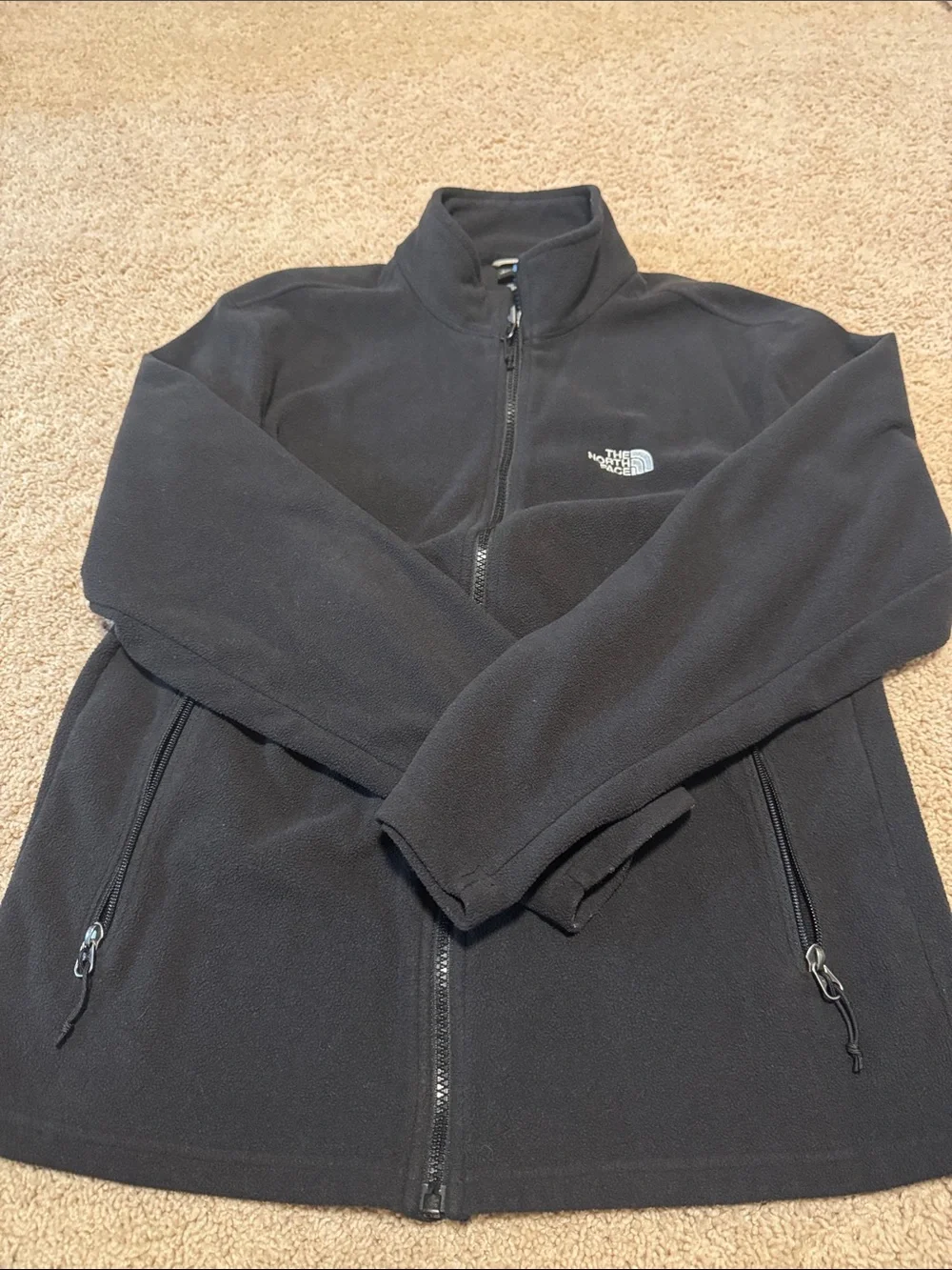 The North Face Black Full-Zip Fleece Jacket
